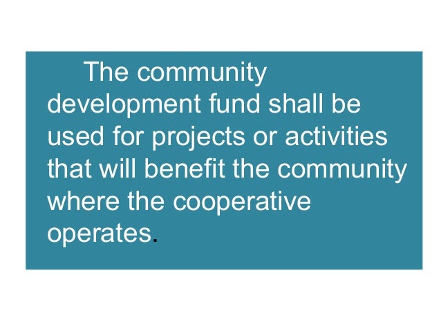 Role Of Cooperatives In Socio Economic Development