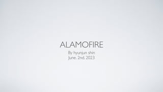 ALAMOFIRE
By hyunjun shin
June. 2nd. 2023
 