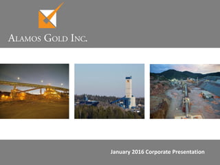 January 2016 Corporate Presentation
 