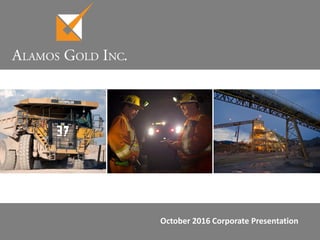 October 2016 Corporate Presentation
 