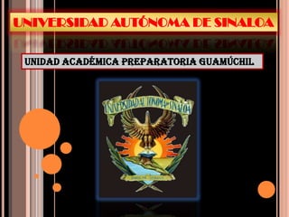 UNIVERSIDAD AUTÓNOMA DE SINALOA
UNIDAD ACADÉMICA PREPARATORIA GUAMÚCHIL
 