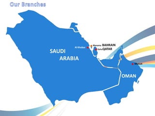 Manama BAHRAIN
       Al Khobar
                      Doha QATAR
SAUDI
   ARABIA
                                       Muscat




                                    OMAN
 