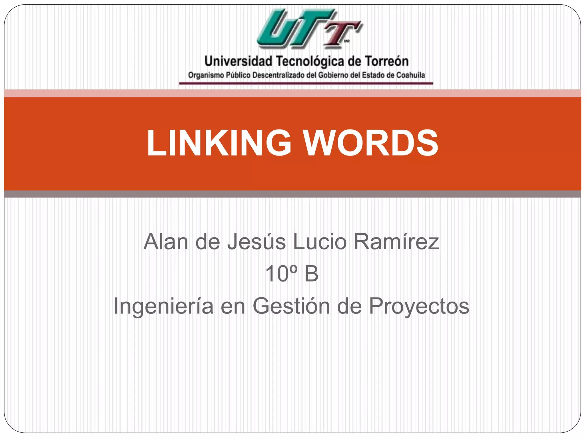 LINKING WORDS | PPT | Free Download