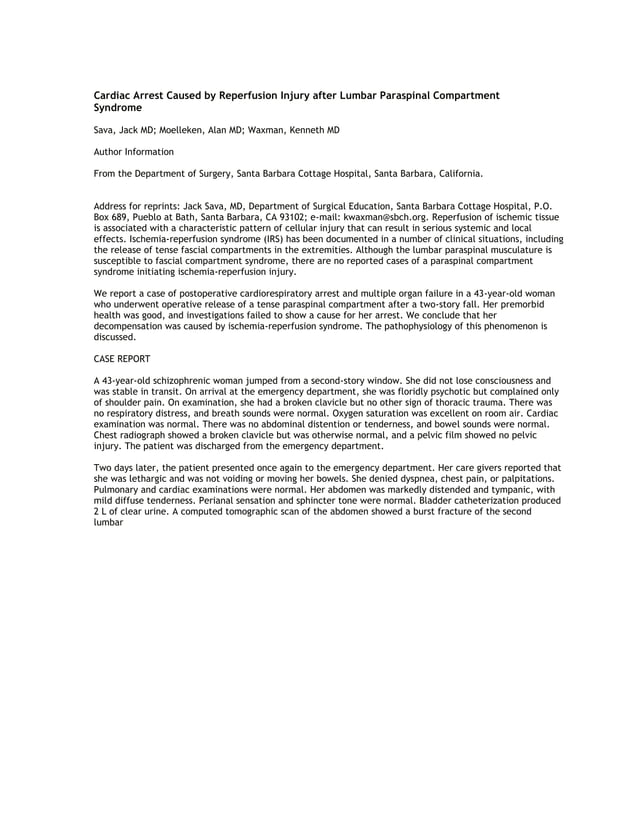 Alan moellekenmdsantabarbaraspine ortho cardiac arrest caused by