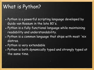 Python 101 | PDF