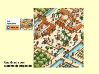 Un 
mercado 
AMPLIAR 
Una Granja con 
sistema de irrigación 
 