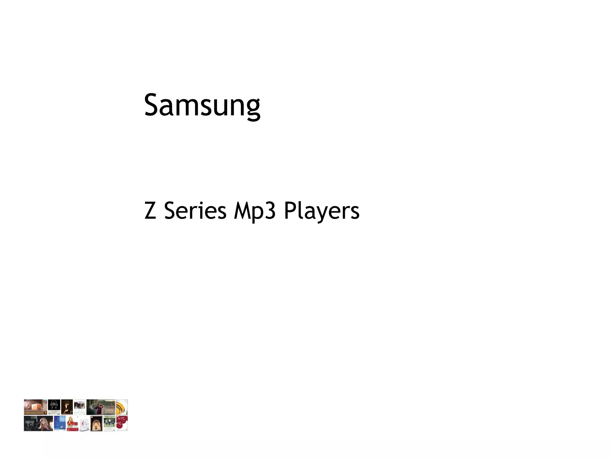 Samsung Z Series Mp3 Players 