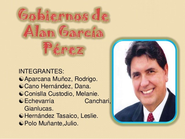 Gobierno de Alan garcia