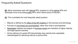 APIdays Helsinki 2019 - API Economy Journey Map: Maturity Model with ...