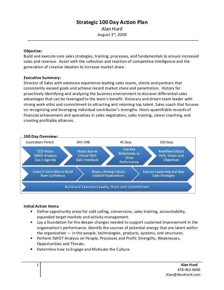 Sample business plan sales