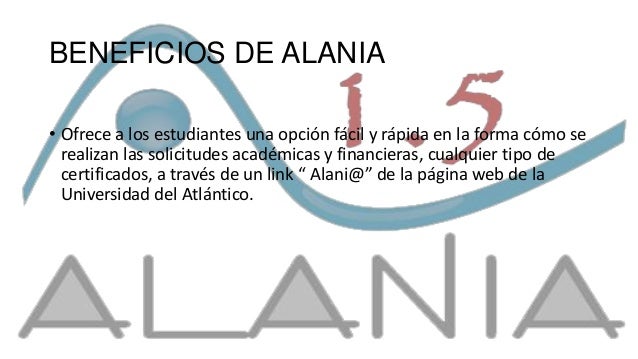 Alania uniatlantico gustavo tovio Uniatlantico