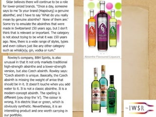 The Re-emergence of Absinthe