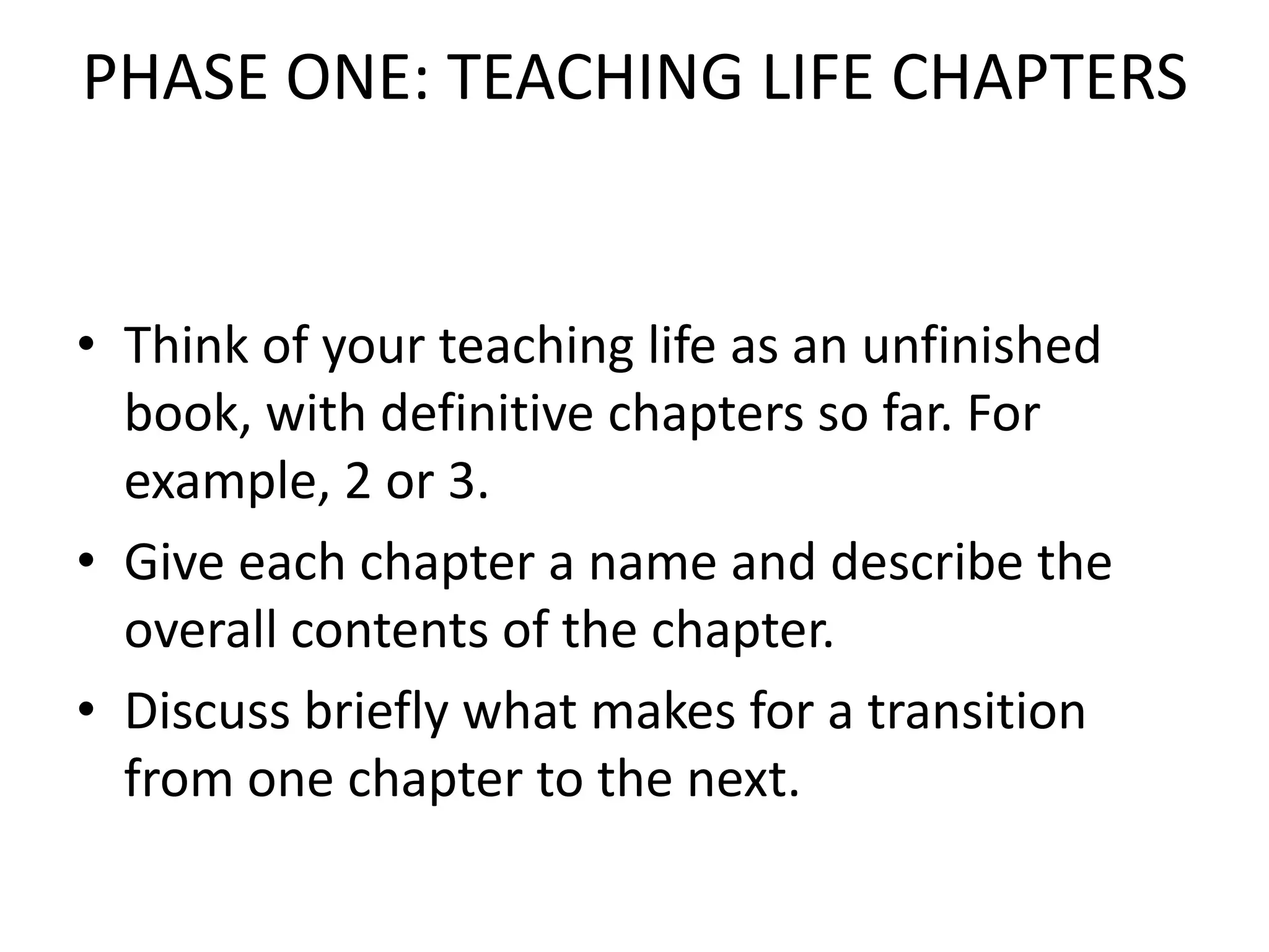 Cascade training of volunteer teachers