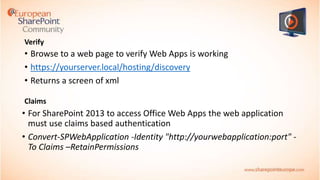 Installing SharePoint 2013 – Step by Step presented by Alan Richards | PPTX