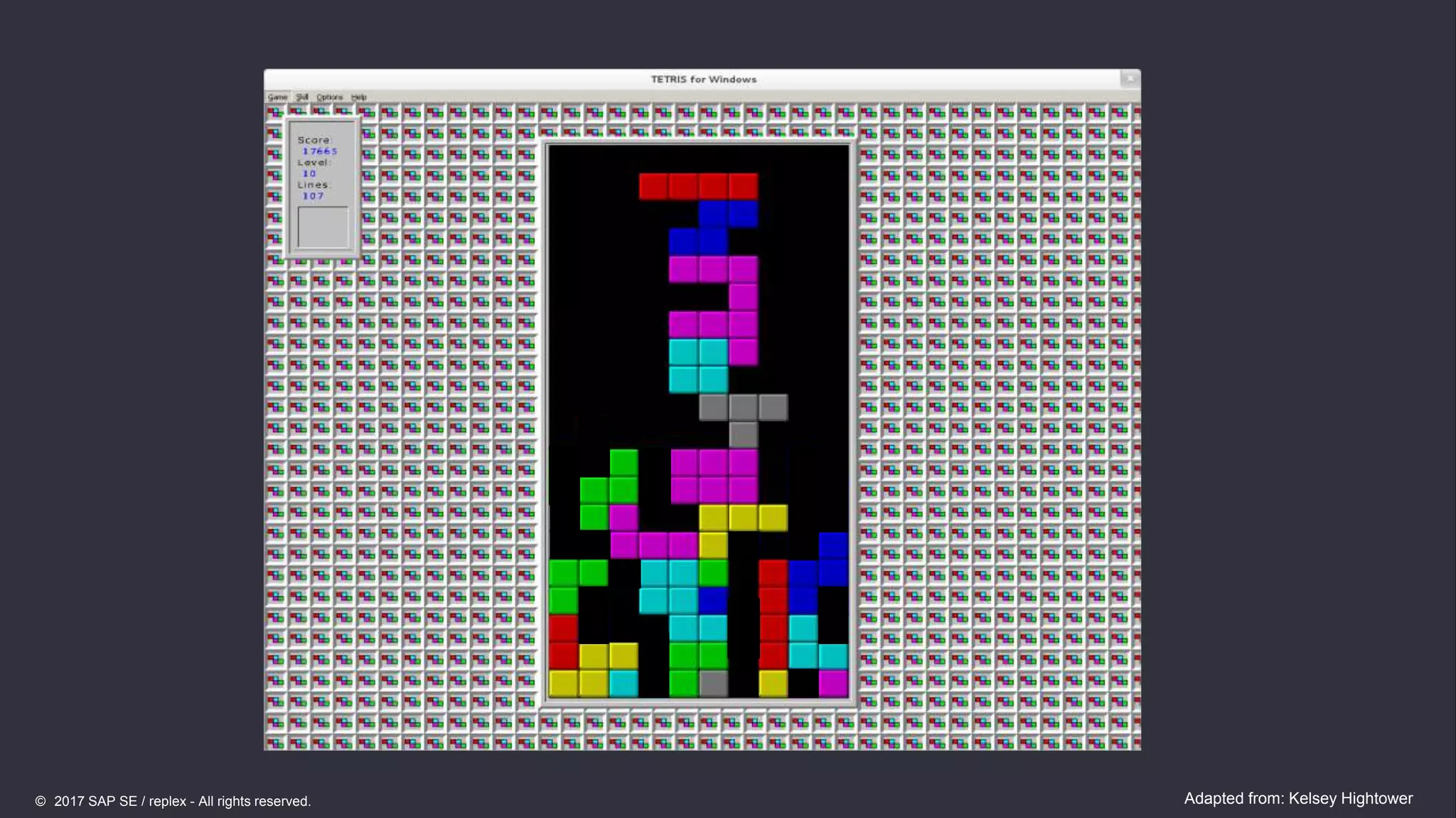 24
24
Adapted from: Kelsey Hightower© 2017 SAP SE / replex - All rights reserved.
 