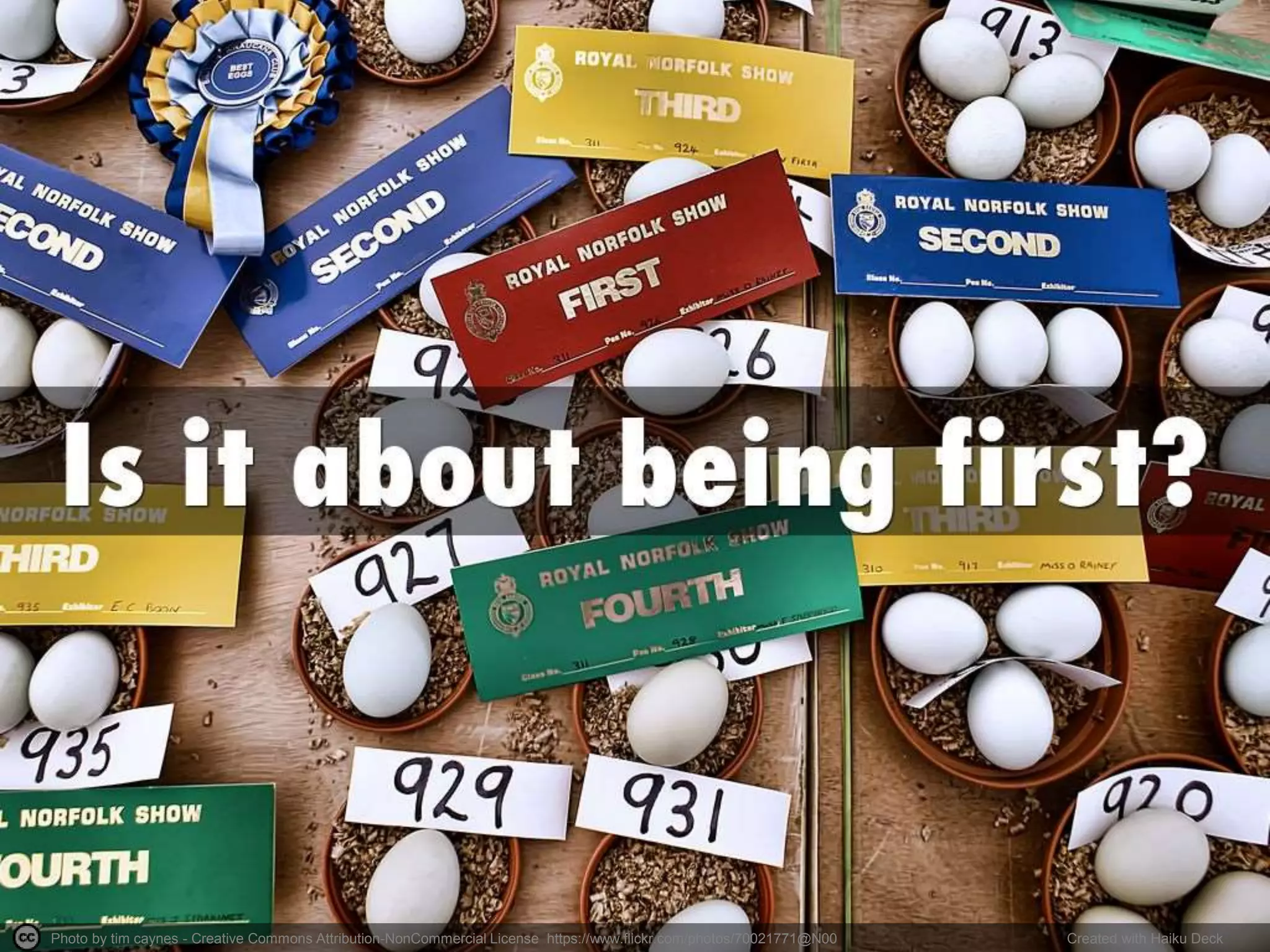 Photo by tim caynes - Creative Commons Attribution-NonCommercial License https://www.flickr.com/photos/70021771@N00 Created with Haiku Deck
 