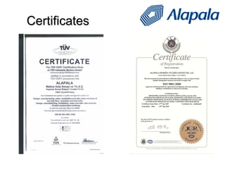 Certificates 