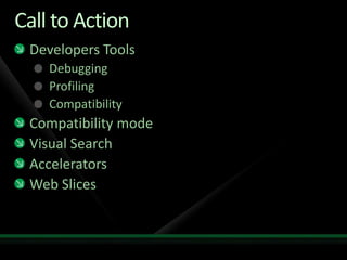 A Lap Around Internet Explorer 8
