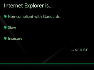 A Lap Around Internet Explorer 8