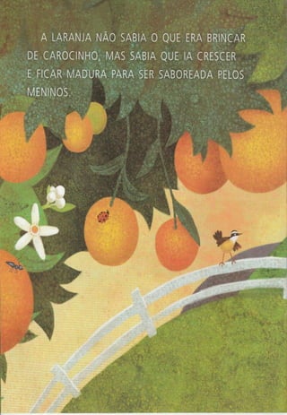 A laranja colorida