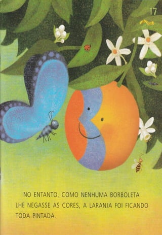 A laranja colorida