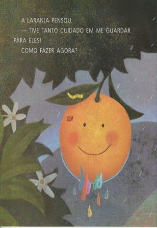 A laranja colorida