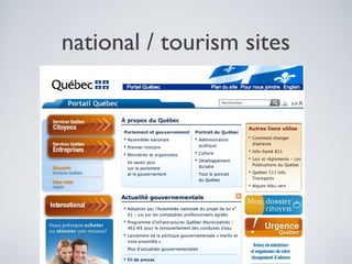 national / tourism sites
 