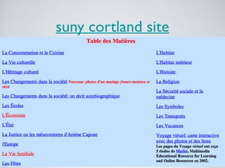 suny cortland site
 