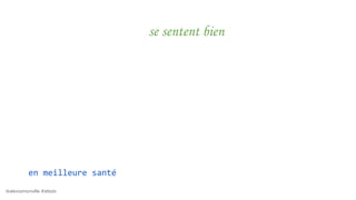 @alexismonville #atbdx
se sentent bien
en meilleure santé
 