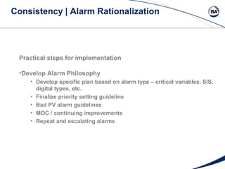 Alarm Rationalization Workshop - Tips, Tricks and Traps | PPT