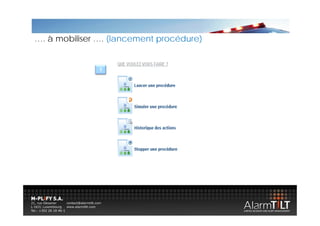 …. à mobiliser …. (l
       bili       (lancement procédure)
                           t     éd   )


               1
 