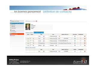 …. les bonnes personnes! (défi iti
   l b                 ! (définition d contacts)
                                     de   t t)
 