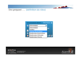 Etre é
Et préparé …. (défi iti
         é    (définition d rôles)
                          de ôl )
 