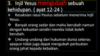 Alasan injil harus diberitakan | PPT