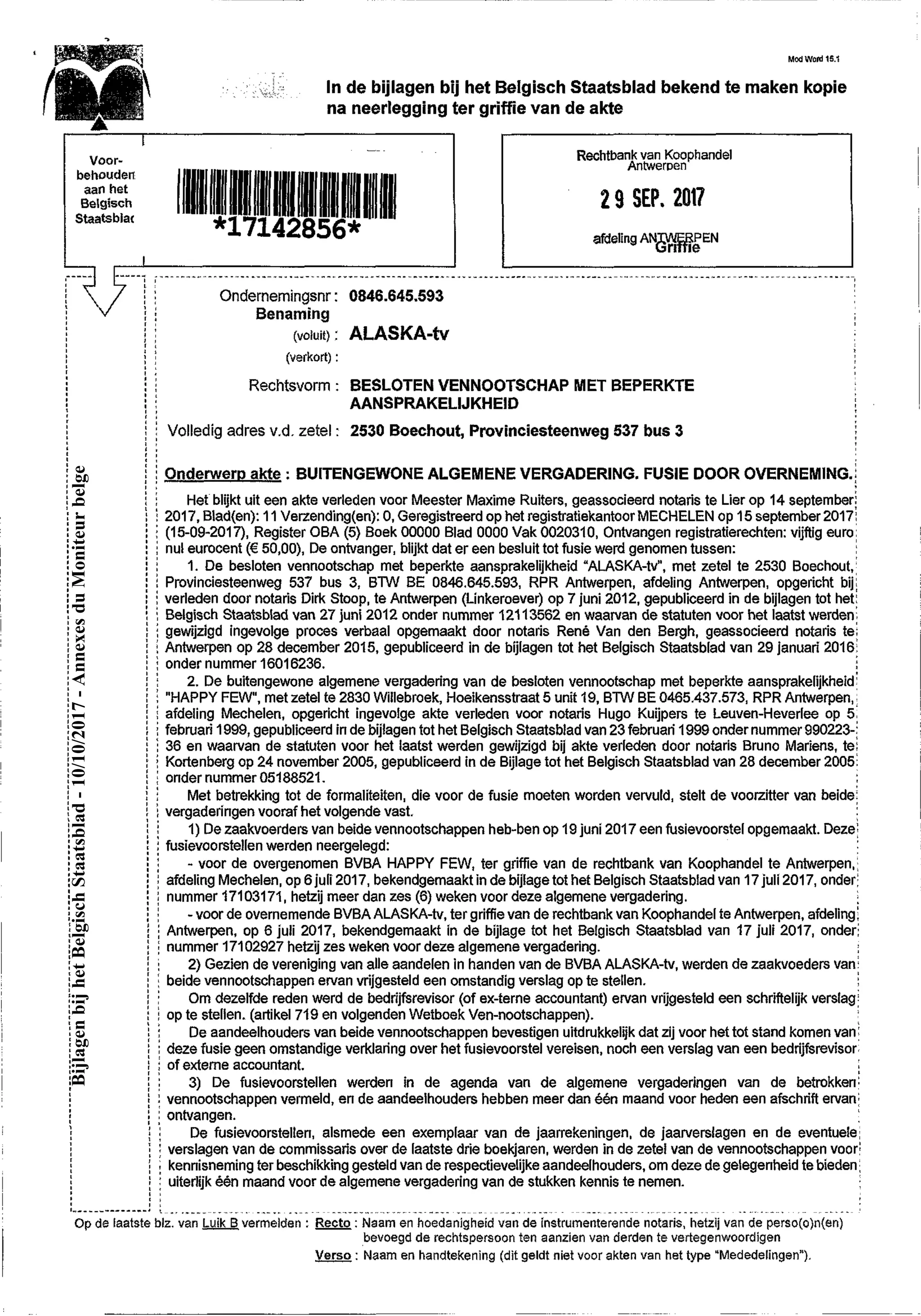 BijlagenbijhetBelgischStaatsblad-10/10/2017-AnnexesduMoniteurbelge