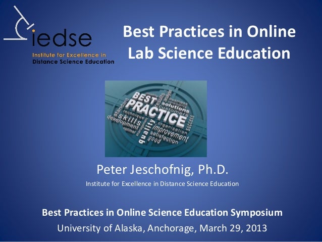 Best Practices In Online Lab Science Education