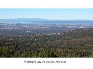 The Sleeping Lady and the city of Anchorage
