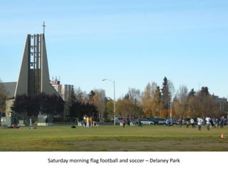 Saturday morning flag football and soccer – Delaney Park