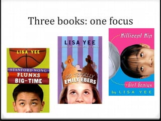 Three books: one focus
 