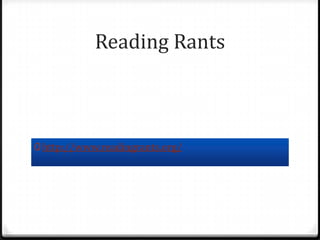 Reading Rants



0 http://www.readingrants.org/
 