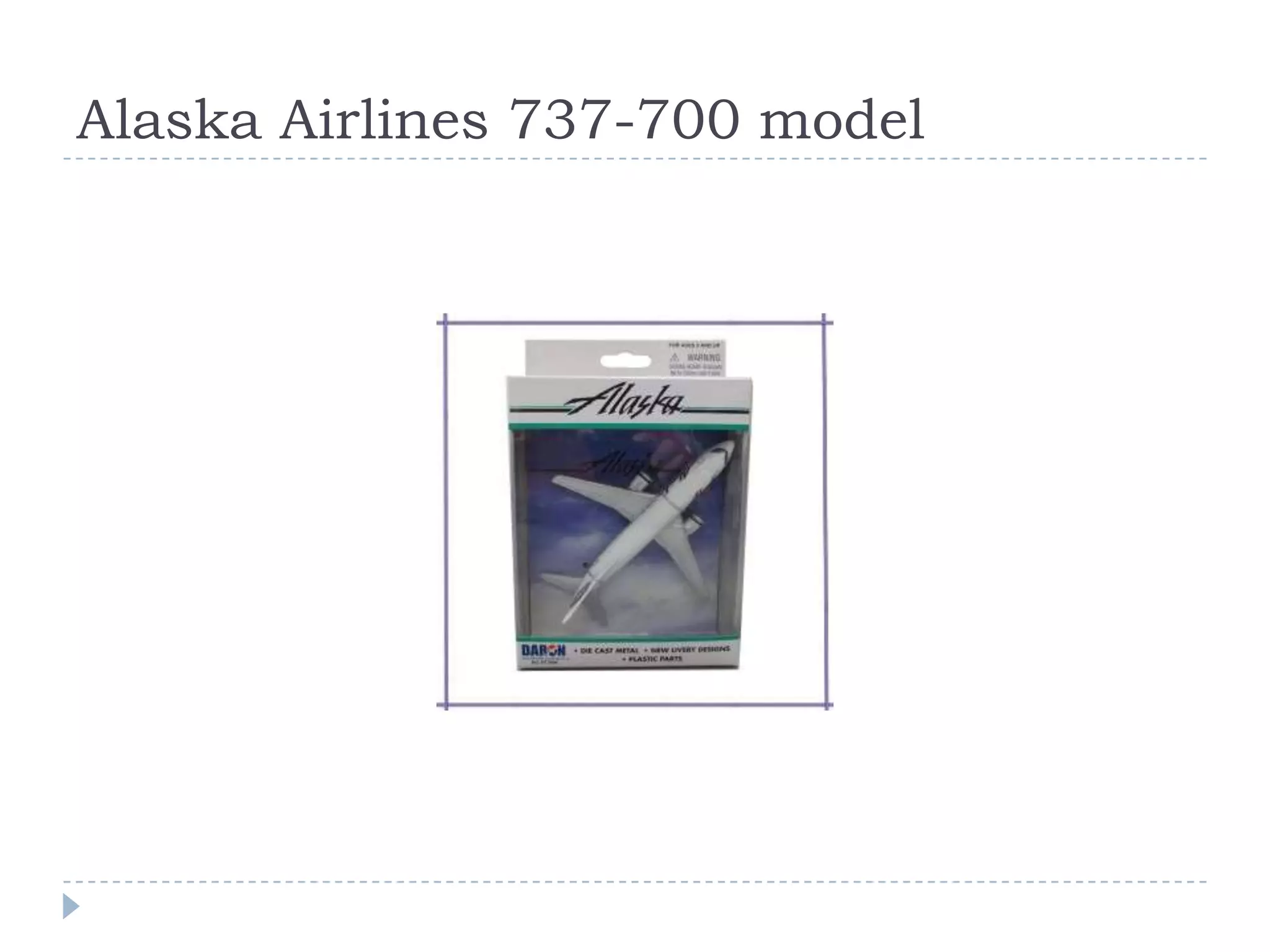 Alaska Airlines 737-700 model

 