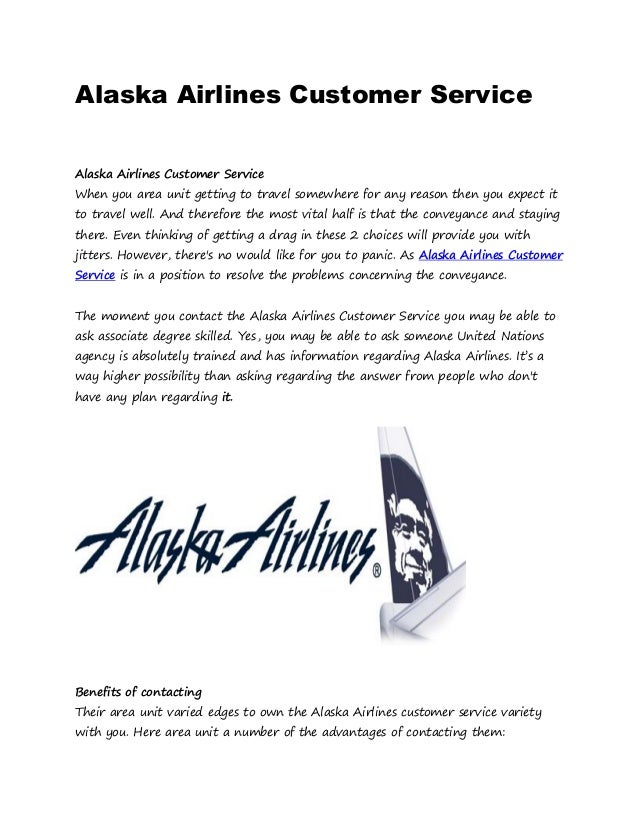 Alaska airlines customer service