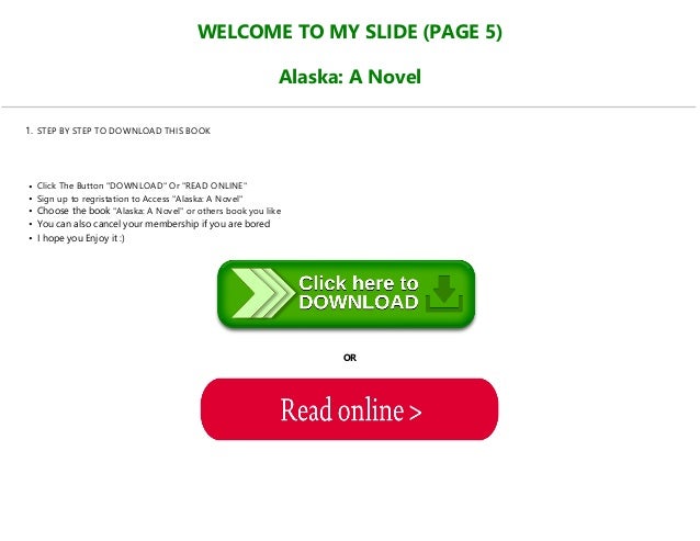 Download Alaska A Novel Full Online