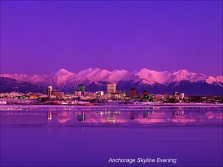 Anchorage Skyline Evening