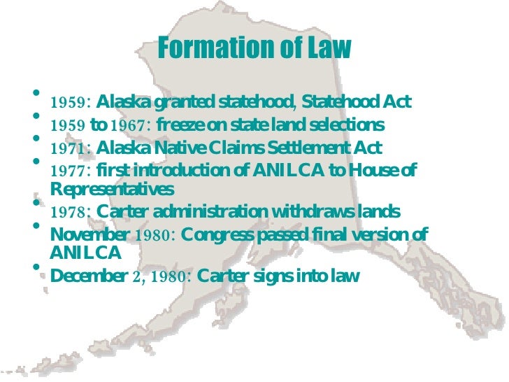 Alaska National Interests Lands Act