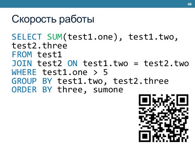 AlaSQL - SQL библиотека на JavaScript (выступление на PiterJS) slideshare