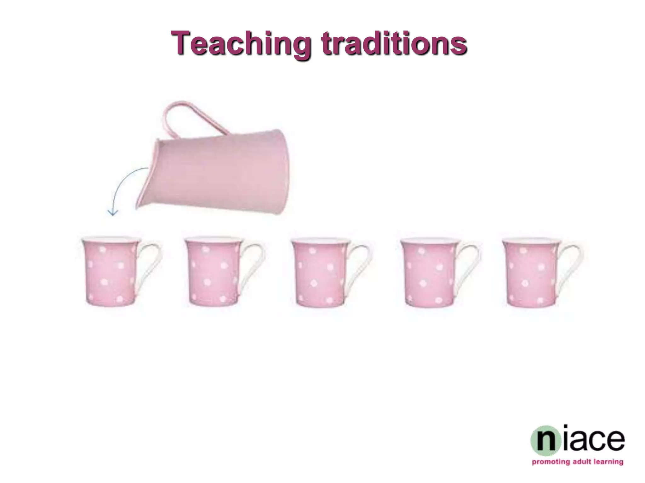 Teaching traditions
 