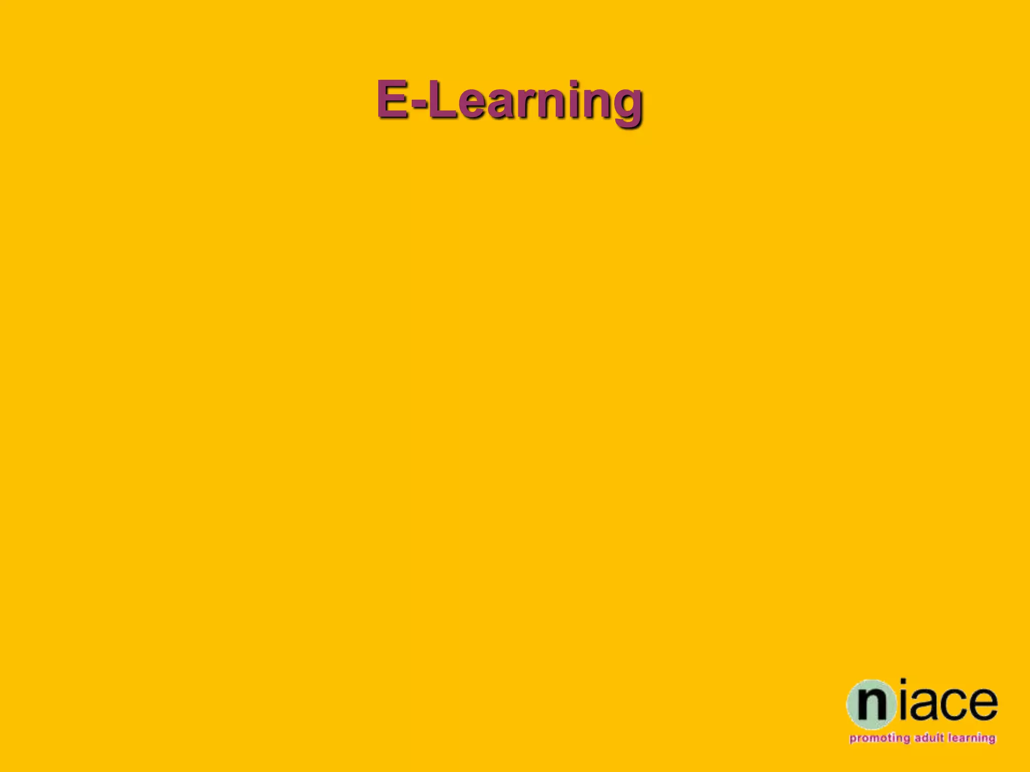 E-Learning
 