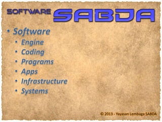 © 2013 - Yayasan Lembaga SABDA
 