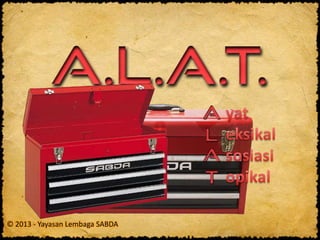 © 2013 - Yayasan Lembaga SABDA
 